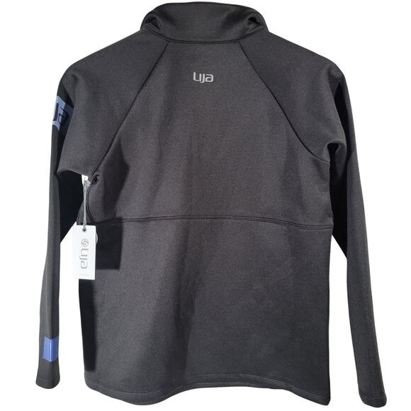 Lija Black & Royal Pullover 1/4 Button Up Long Sleeve Jacket S‎ NWT - Picture 2 of 13